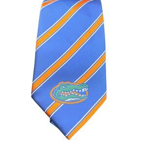 Florida Gators Necktie Blue & Orange by Eagles Wings